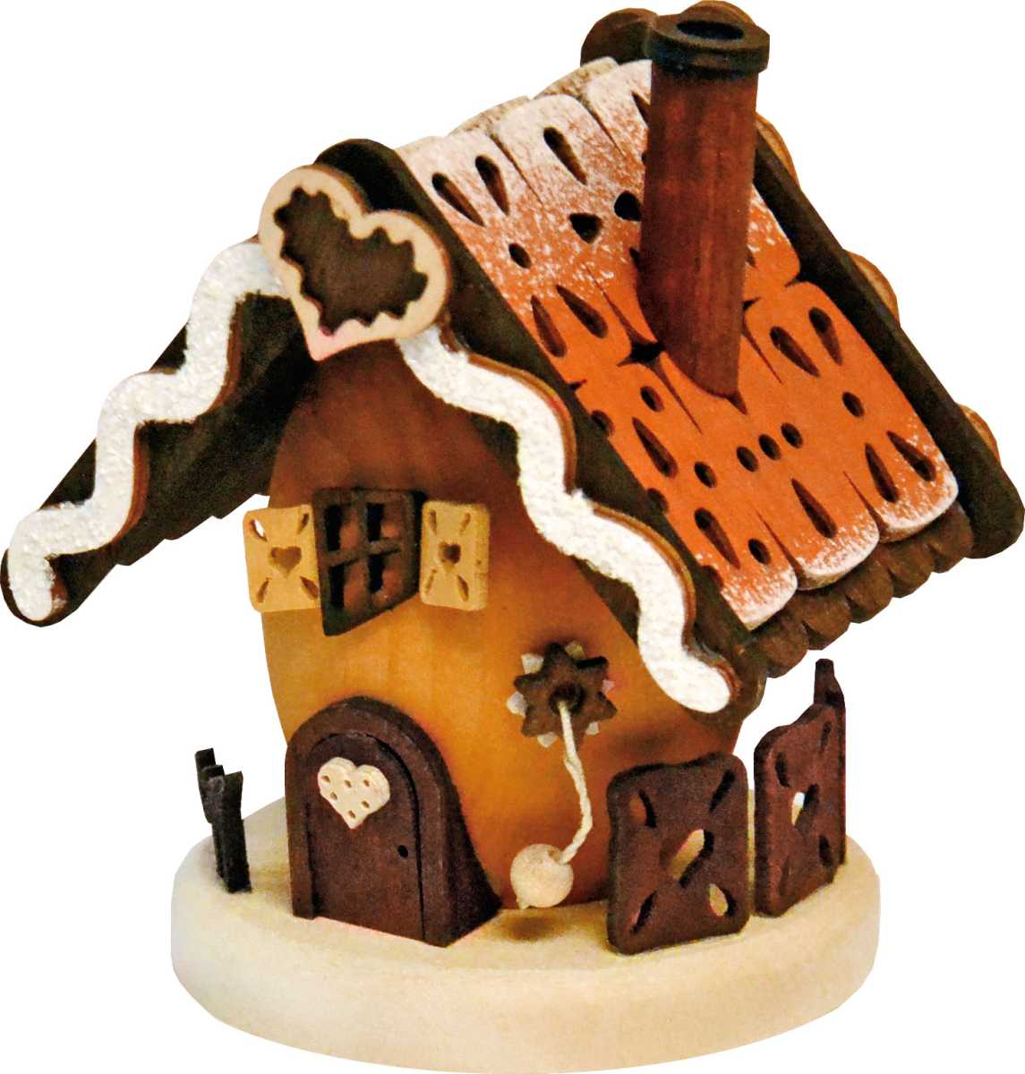 Mini-Räucherhaus, Pfefferkuchenhaus Mini-Räucherhaus, Pfefferkuchenhaus