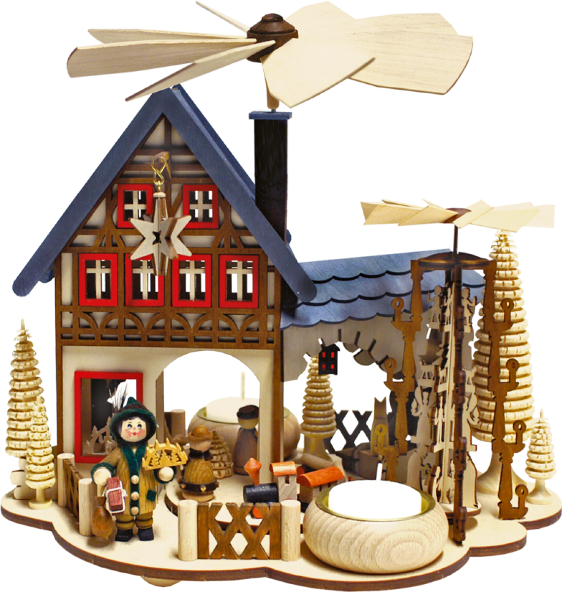 Hauspyramide, Weihnachtshaus Hauspyramide, Weihnachtshaus