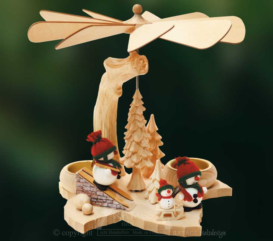 Blattpyramide, Schneemänner
