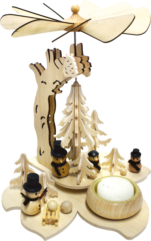 Blattpyramide, Schneemänner