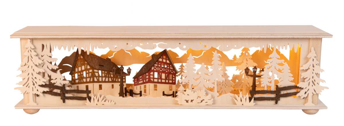 Raumleuchte klein, Fachwerkhäuser