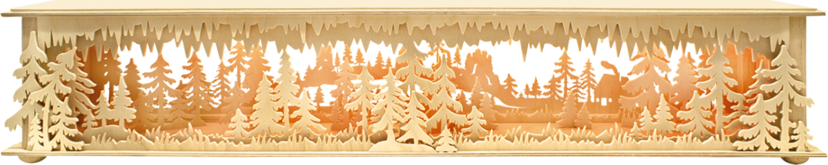 Raumleuchte gr., Wald, Sandsteingebirge