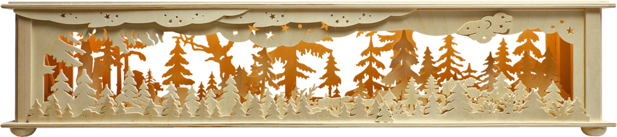 Raumleuchte mittelgr., 70 cm Wald