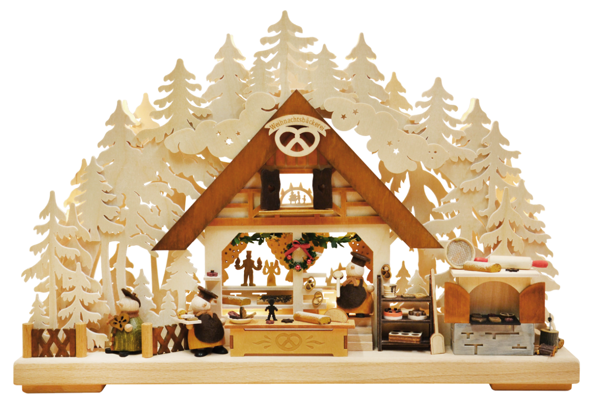 3D-Schwibbogen kl., Weihnachtsbäckerei