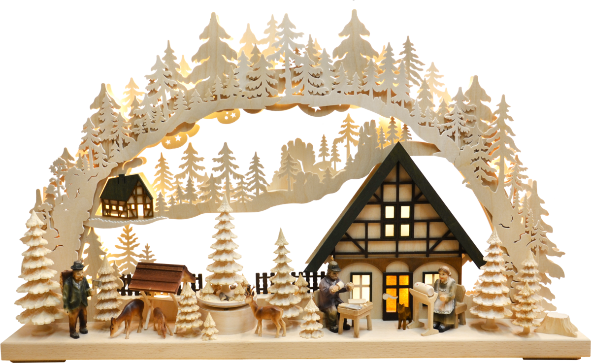 3D-Schwibbogen gr., Traditionelles Kunsthandwerk