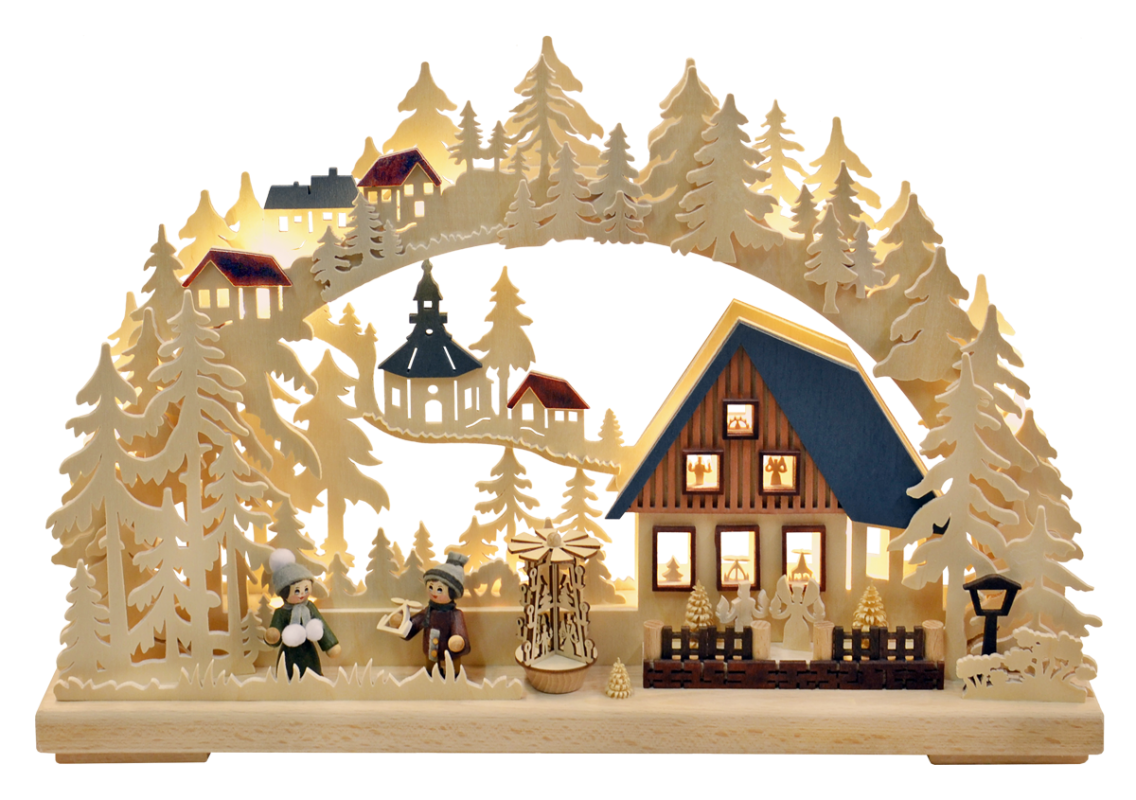 3D-Schwibbogen kl., Pyramidenhaus