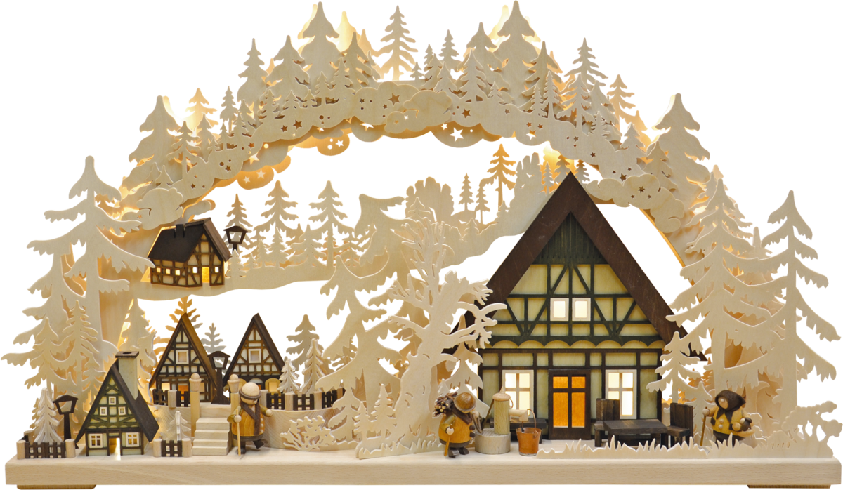 3D-Schwibbogen gr., Dörflein