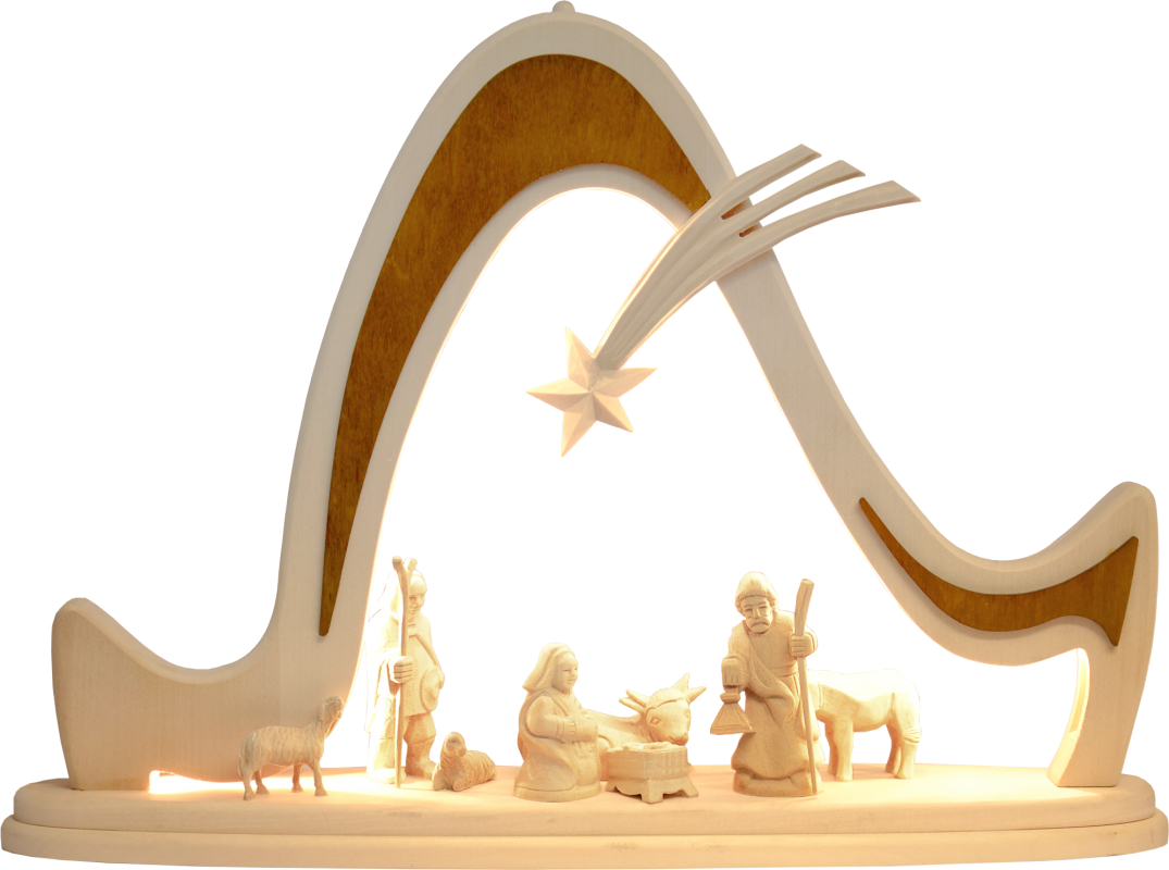 Massivholzbogen,  Christi Geburt
