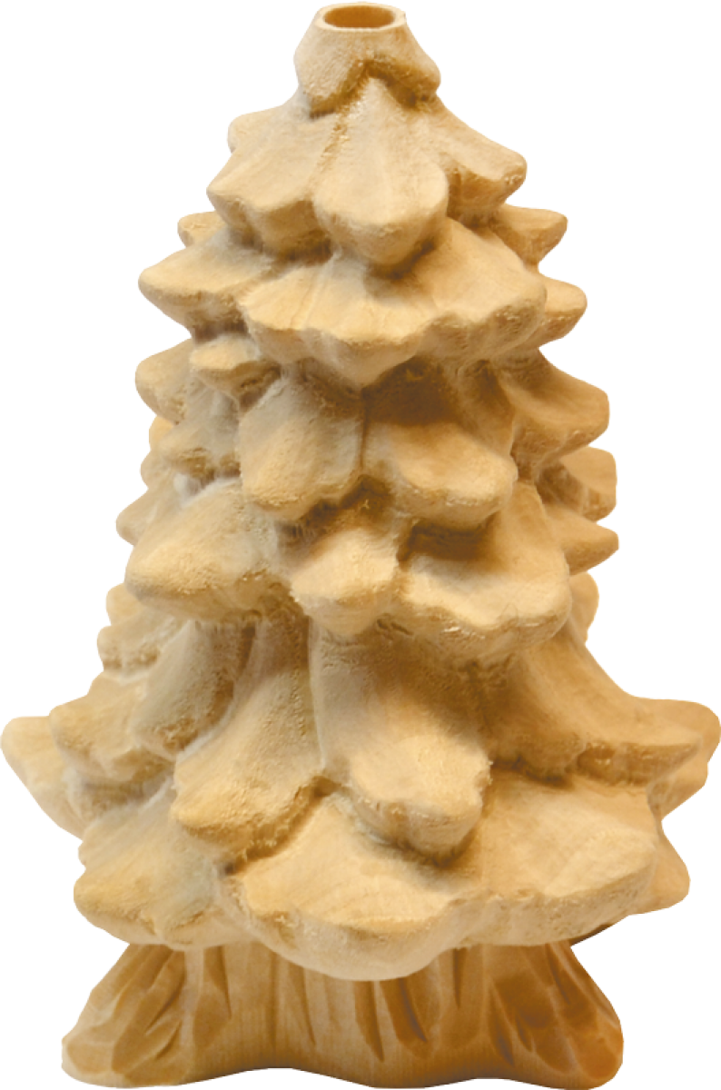 Räuchertanne aus Massivholz, mgr., natur