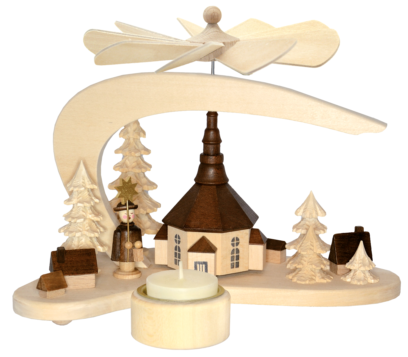 Massivholzpyramide, Dorf Seiffen
