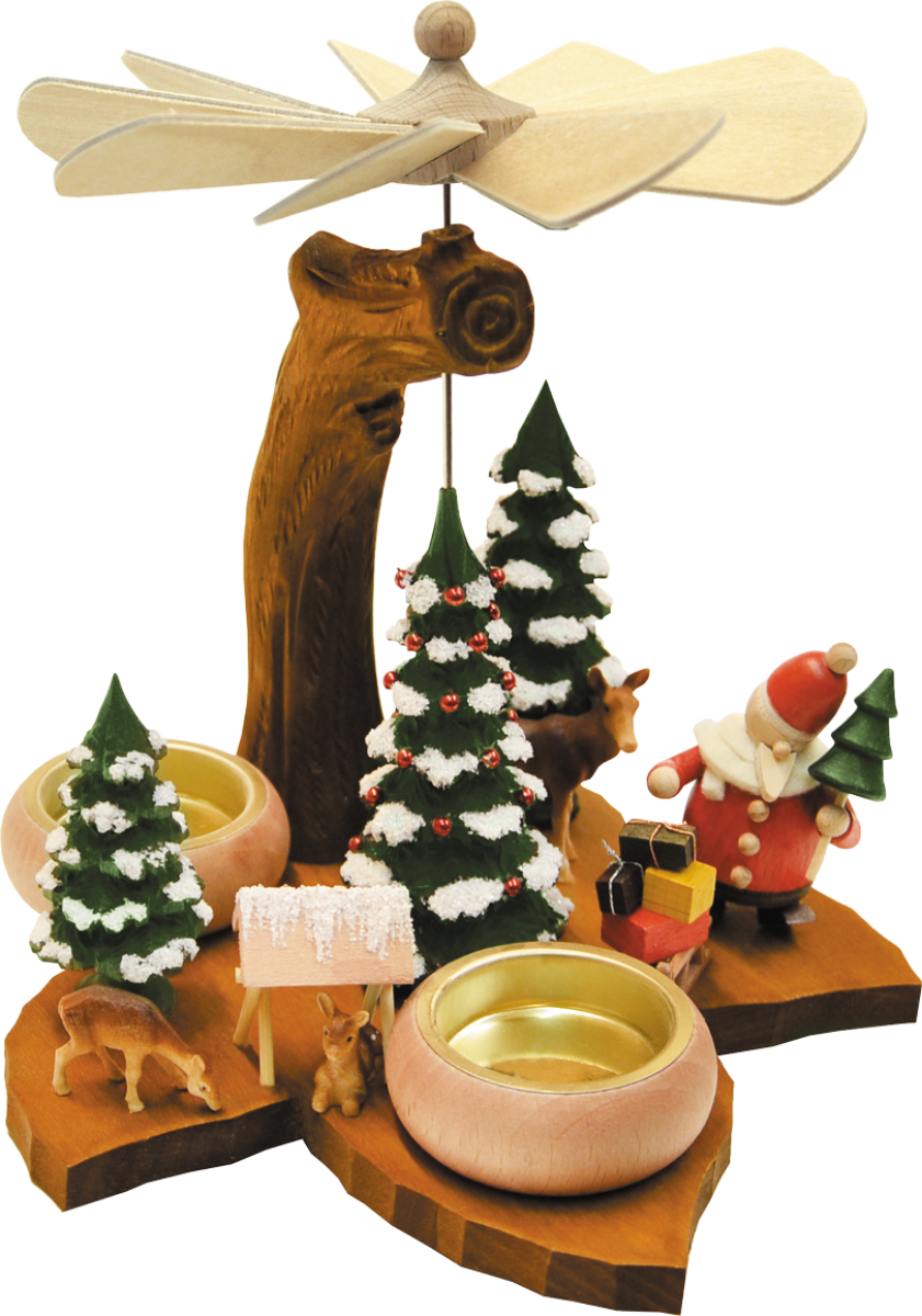Massivblattholzpyramide, Weihnachts-Molli