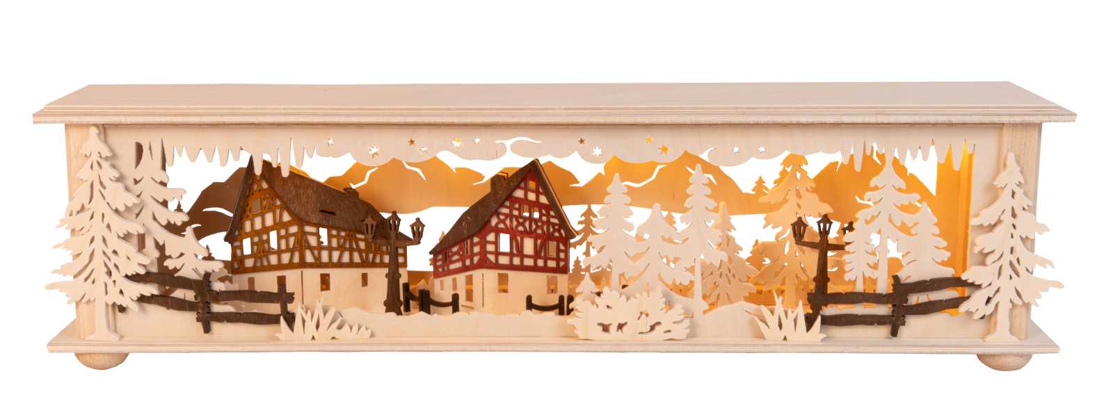 Raumleuchte klein, Fachwerkhäuser