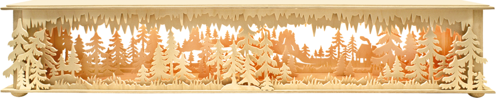 Raumleuchte gr., Wald, Sandsteingebirge