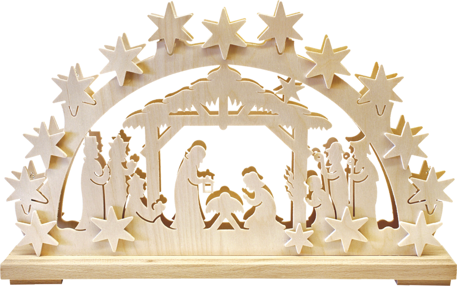 Schwibbogen kl., Geburt Christi