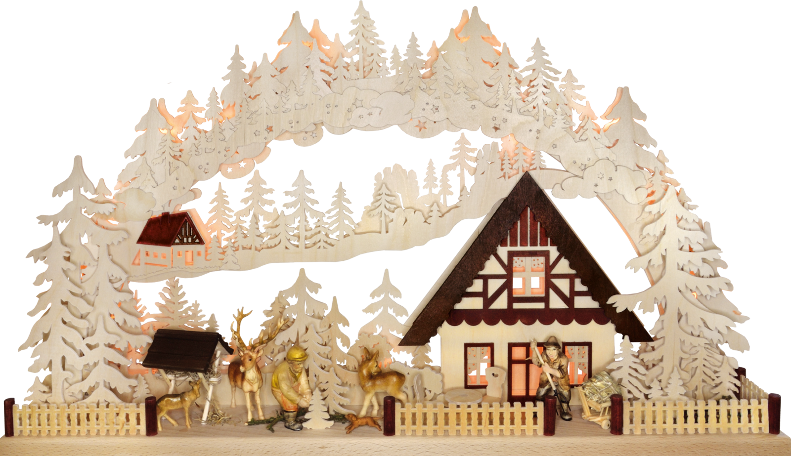 3D-Schwibbogen gr., Wintereinbruch