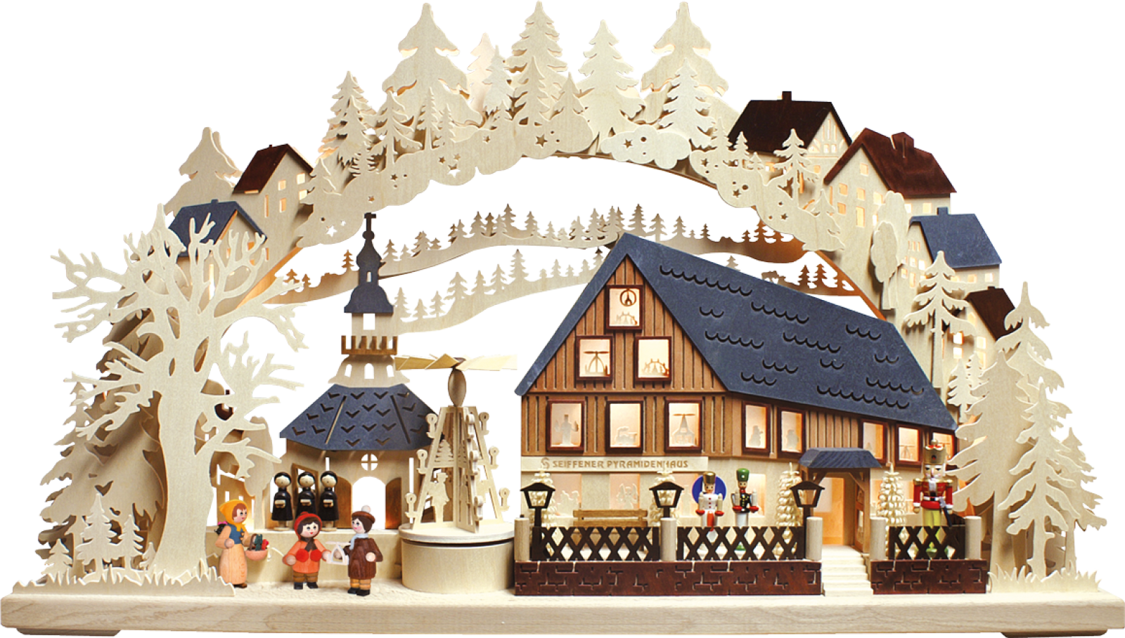 3D-Schwibbogen gr., Pyramidenhaus