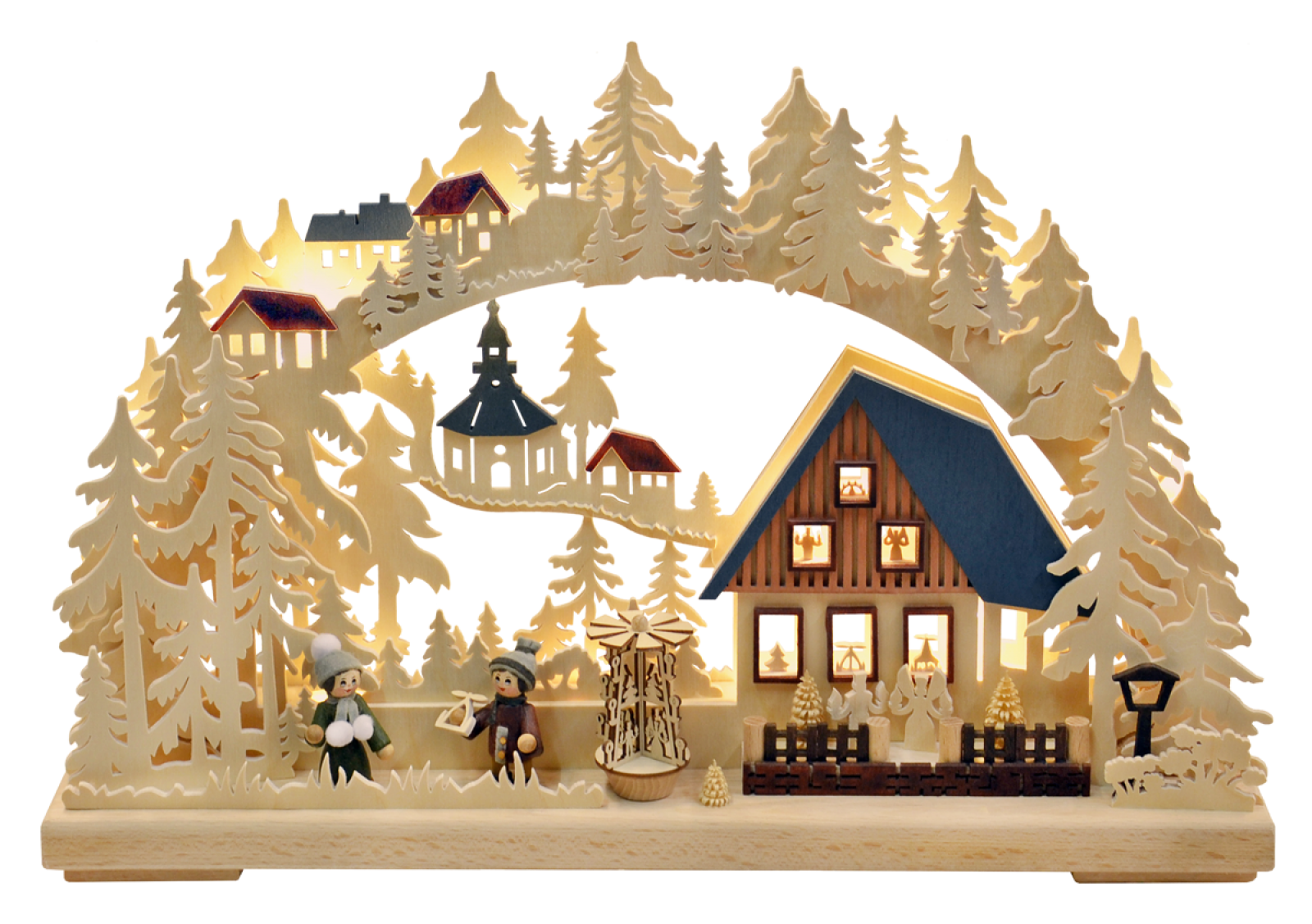 3D-Schwibbogen kl., Pyramidenhaus