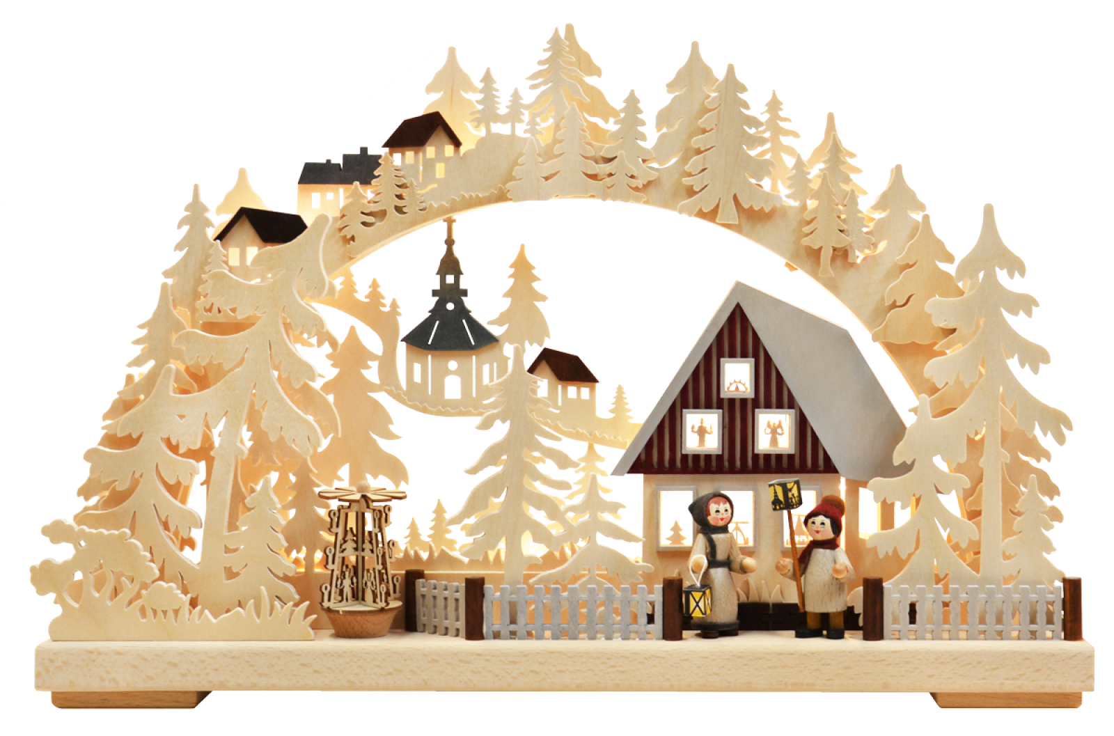 3D-Schwibbogen kl., Laternenschein