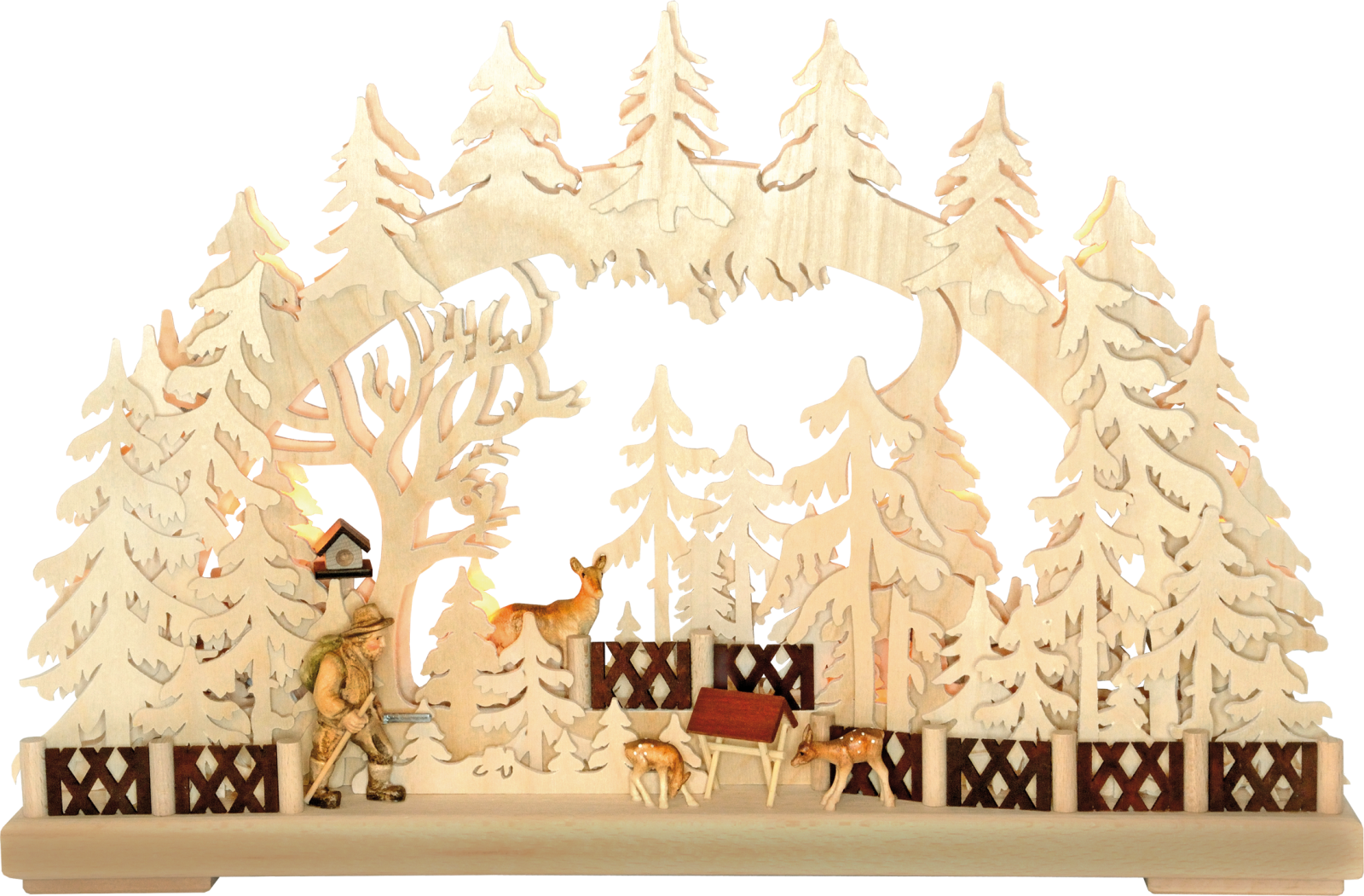 3D-Schwibbogen kl., Wildhüter