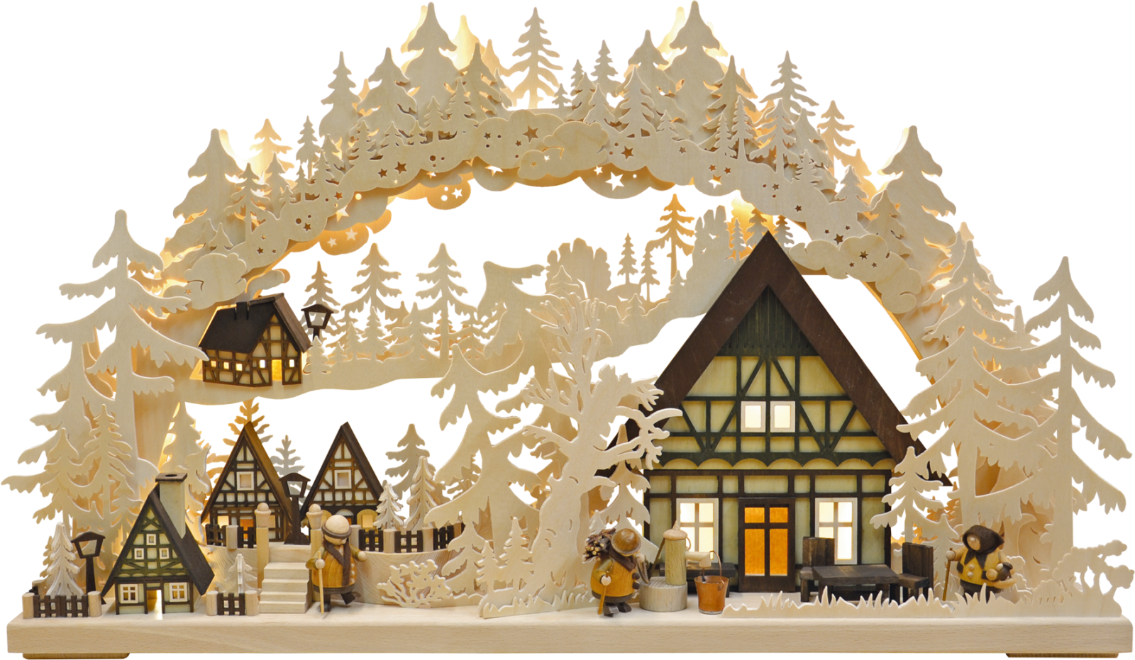 3D-Schwibbogen gr., Dörflein