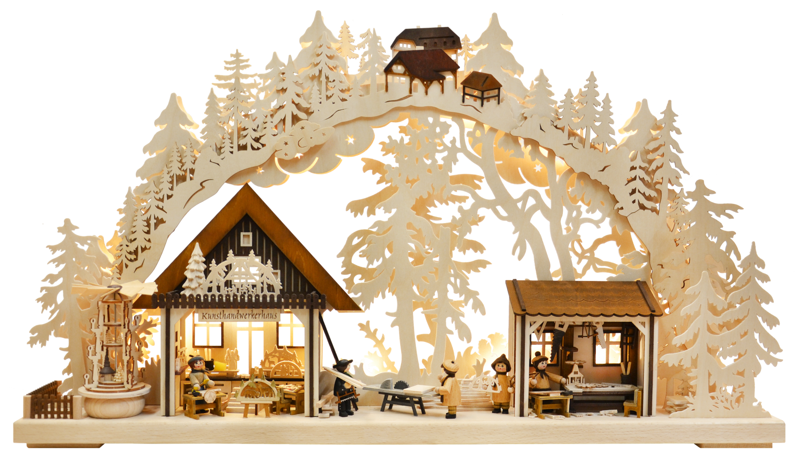 3D-Schwibbogen gr., Kunsthandwerkerhaus