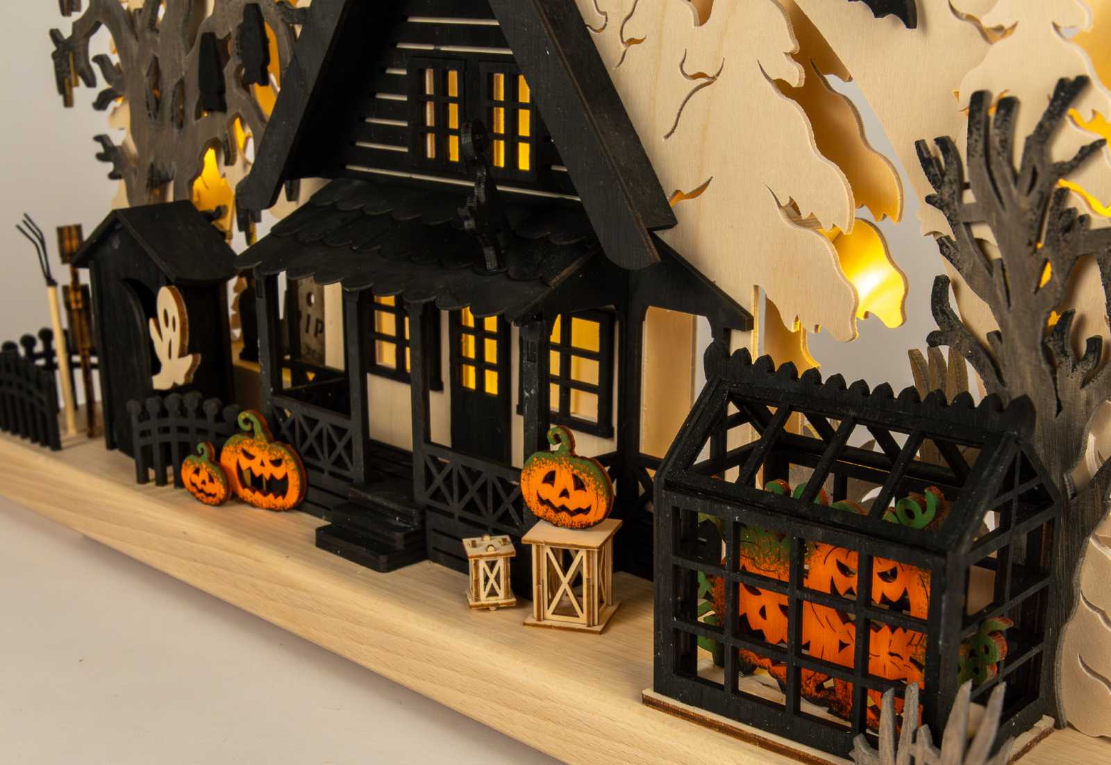 Schwibbogen kl. Halloween Spukhaus