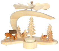 Massivholzpyramide, Rehfamilie