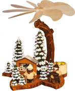 Blattpyramide, Mollis im Winterwald