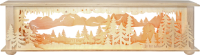Raumleuchte kl., Wald und Eiszapfen