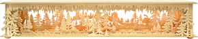 Raumleuchte gr., Wald, Sandsteingebirge