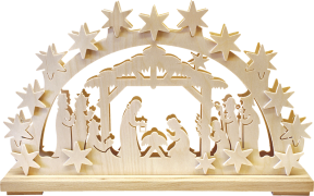 Schwibbogen kl., Geburt Christi