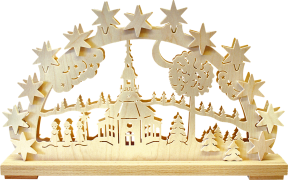 Schwibbogen kl., Seiffner Kirche