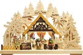 3D-Schwibbogen kl., Kräuterstübchen