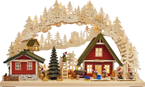 3D-Schwibbogen gr. Weihnachtswerkstatt