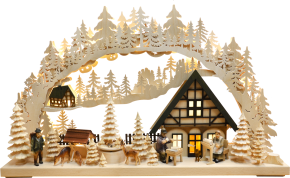 3D-Schwibbogen gr., Traditionelles Kunsthandwerk