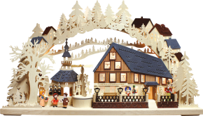 3D-Schwibbogen gr., Pyramidenhaus