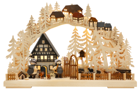 3D-Schwibbogen kl., Fachwerkträume